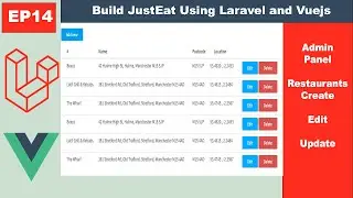 Ep14 - JustEat : Permission Middleware Add Restaurant Admin (Laravel & Vuejs)