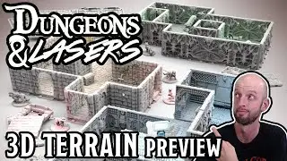 Dungeons & Lasers - 3D Dungeon Terrain (Kickstarter Preview)