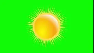 sun green screen free royalty footage|green screen animation |chroma key |green screen effects