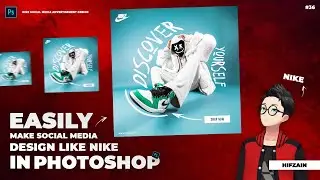 Make Social Media Design Like Nike | Photoshop Tutorials