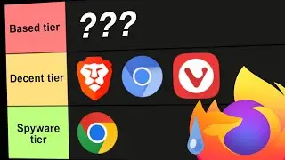 The ULTIMATE Browser Tier List (Based Tier to Spyware Tier)