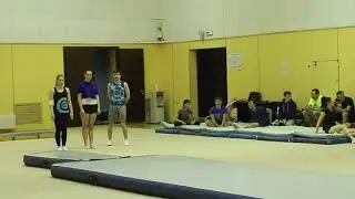 Машкова Мария. Соревнования 28 января.  Школа акробатики 1