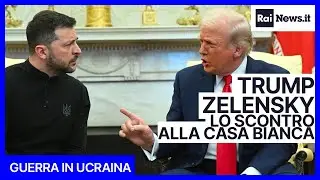 Lo scontro tra Donald Trump e Volodymyr Zelensky nello Studio Ovale della Casa Bianca