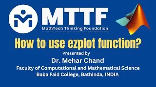 How to use ezplot function in MATLAB || How to use ezplot function in MATLAB