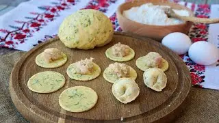 ПЕЛЬМЕНИ получаются очень Нежными и Вкусными | Тесто на кефире