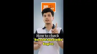 Checking SECOND HAND BIKE engine        