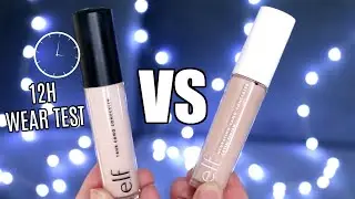 ELF 16hr Camo Concealer vs ELF Hydrating Concealer Review & Wear Test || Best Drugstore Concealer?