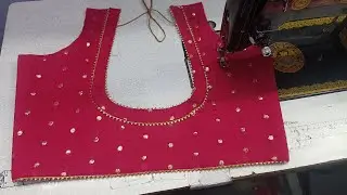 समोसा लेस से बनाए ब्लाऊज़ डिजाइन #ytvideo #ytshorts #blousedesign