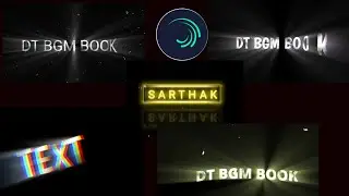 RAYS TEXT PRESET PACK ALIGHT MOTION | TEXT PACK LINK/XML | ALIGHT MOTION VFX PACK