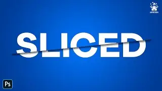 Text Sliced Effect in Photoshop | Photoshop Tutorial