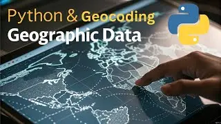 How to Assign Geographic Coordinates to CSV Data Using Python. #gis