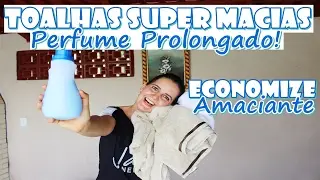 TOALHAS CHEIROSAS E MACIAS COMO NOVAS! Fácil, rápido e sem gastar quase nada! Fran Adorno