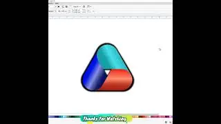 3D Swirl logo design in Coreldraw|Drawing