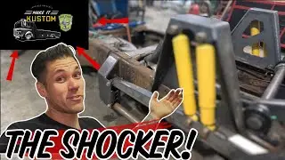 Trouble with DUAL SHOCKS?  Finishing Rear Suspension COE RAMP TRUCK EP-18
