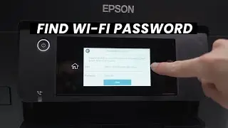 How to Find the WIFI Password on Epson WorkForce Pro WF-4820 and 4830