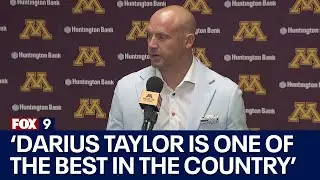 Gophers' Fleck calls Darius Taylor 'One of the best in the country'