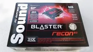 Sound Card | Creative Sound Blaster Recon3D Fatal1ty Pro 
