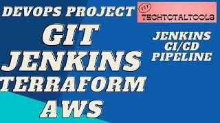 GIT+Jenkins+Terraform+AWS CICD Pipeline script | DevOps Projects | TechTotalTools