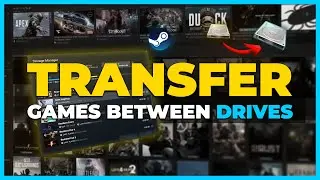 HOW TO MOVE STEAM GAMES BETWEEN DRIVES! - Steam Tutorial