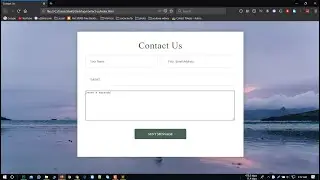 how to make  contact  form using html and css | Contact  form html & css