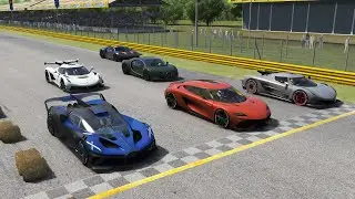 Assetto Corsa - Koenigsegg Vs Bugatti at Special Stage Route X