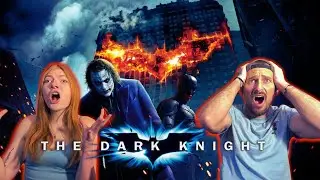 First time watching *THE DARK KNIGHT* The Joker blew our minds into pieces!! | Movie Reaction
