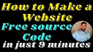 how to create a free website with source code | pakenger