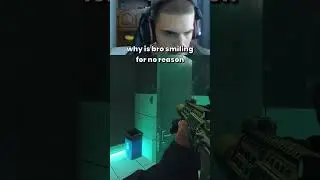 why is bro so happy... 