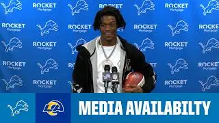 Detroit Lions players meet with the media postgame | 2024 NFL Regular Season Week 1: Lions vs Rams
