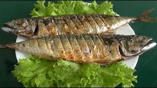 Скумбрия на мангале Натуральная запеченная скумбрия на мангале Рецепт приготовления рыбы