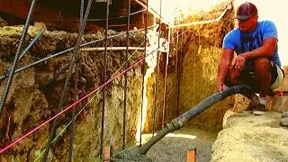 Concrete Pumping (Big Retaining Wall) California