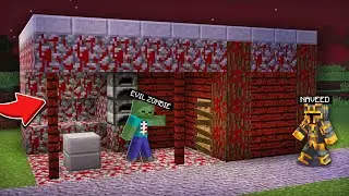 Minecraft DON'T ENTER TALLEST BLOOD HOUSE IN VILLAGE MOD / ZOMBIE DEAD OR ALIVE !! Minecraft Mods
