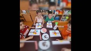 Аппликация "Раскрывающиеся цветы"
