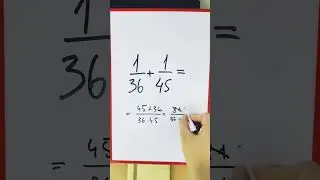 Как сложить две дроби без сложных вычислений