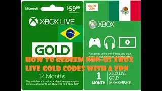 How to Redeem Region-Locked Non-US Xbox Live Gold Codes with a VPN