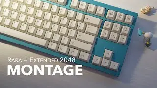 Montage Build | Rara Switch + Extended 2048 Keycap Typing Sounds