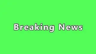 BREAKING NEWS Text Animation | No Copyright Video | Background Video