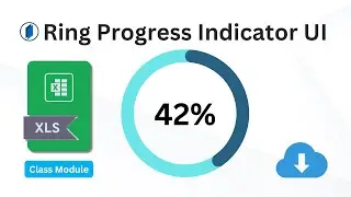 Excel Circular Progress Indicator UI - Step-By-Step Guide