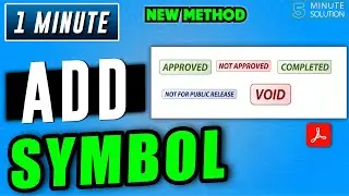 How to add symbols in pdf 2024 | Adobe acrobat tutorial
