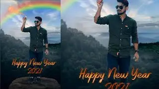 New year special photo editing tutorial | Hindi Photoshop Tutorial 2021