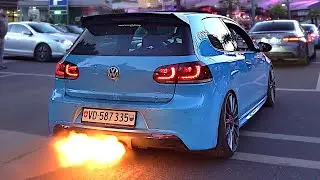 VW Golf R MK6 with 2-STEP ANTI-LAG!! - INSANE Flames & Bangs @ Wörthersee *MUST SEE*