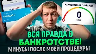 Вся правда о банкротстве физического лица! Личный опыт и минусы моего банкротства.