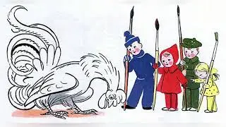 Петух и Краски — Сказка