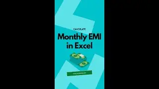 Calculate Loan EMI using Excel Function PMT - Financial Functions