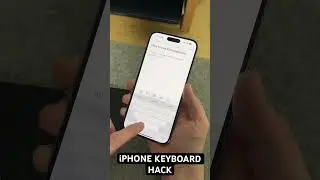 iPhone Keyboard Hack!