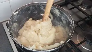 How to make cassava fufu | How to cook Sierra Leone cassava fufu