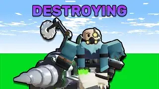 DESTROYING Players Using Drill Kit in Roblox Bedwars