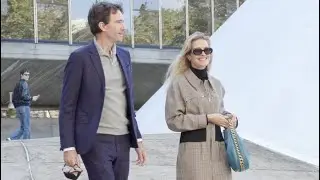 Natalia Vodianova and Antoine Arnault at the Stella McCartney Fashion Show in Paris