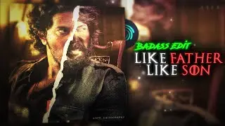 King Of Kotha x Bheeshma Parvam🥵🔥 | Ae Like Badass Edit | Alight Motion 💀