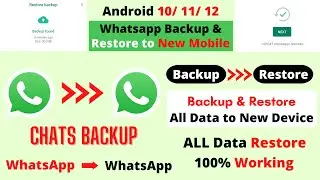 How To Backup And Restore WhatsApp Chats to New Mobile ! Technical Rex